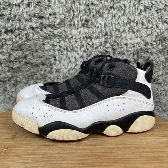 Nike Air Jordan Six 6 Rings PS Shoes Youth Size 2 Y 323432-012 - Picture 2 of 9